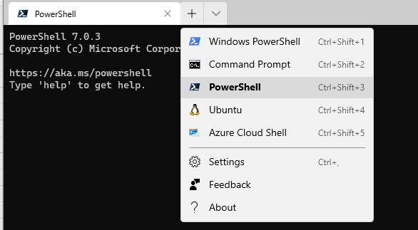 PowerShell Core Option 3